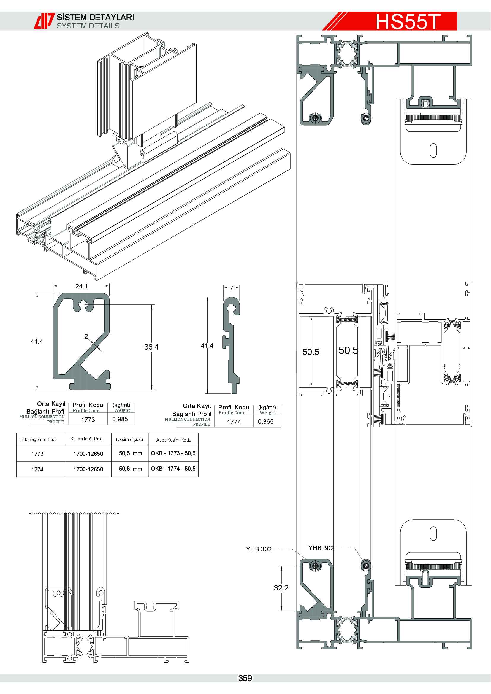HEBESCHİEBE SÜRME ALÜMİNYUM 67